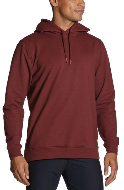 Shop Cuts Clothing Classic Pullover Hoodie In Cabernet