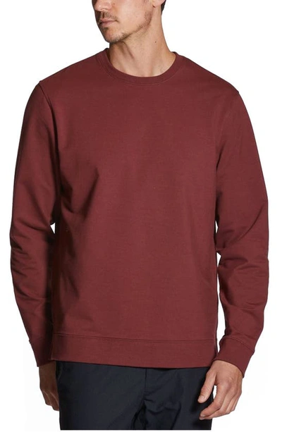 Shop Cuts Clothing Crewneck Sweatshirt In Cabernet