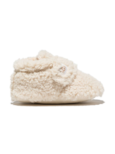 Ugg Baby Beige Bixbee Fluffy Bootie In Neutrals