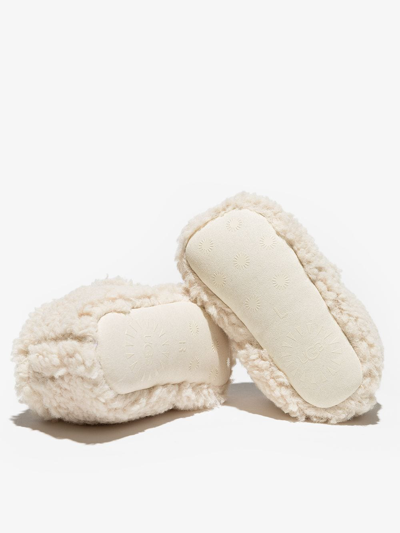 Ugg Baby Beige Bixbee Fluffy Bootie In Neutrals