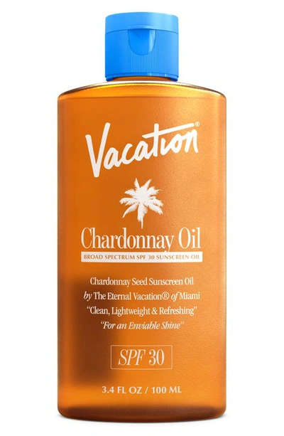 Shop Vacation Chardonnay Oil Broad Spectrum Spf 30 Sunscreen Oil, 3.4 oz