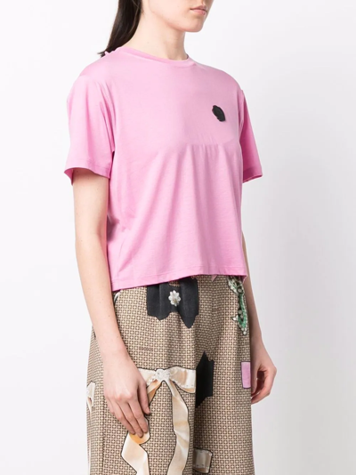 Viktor & Rolf Couture Bow Crop Top In Rosa
