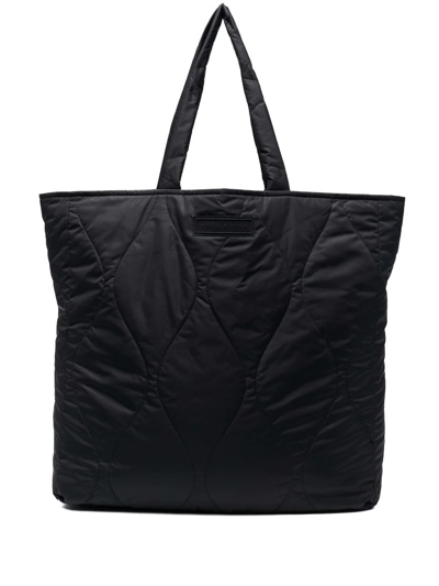 Shop Mackintosh Lexis Quilted Tote Bag In Schwarz