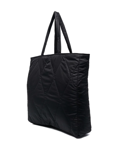 Shop Mackintosh Lexis Quilted Tote Bag In Schwarz