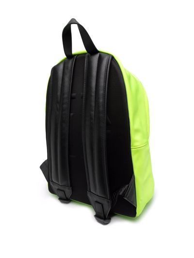 Philipp Plein Logo-print Backpack In Gelb
