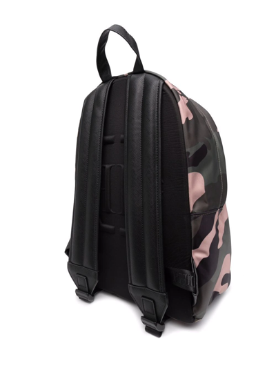 Shop Philipp Plein Camouflage-print Backpack In Grün