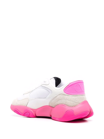 Shop Valentino Bubbleback Low-top Sneakers In Weiss