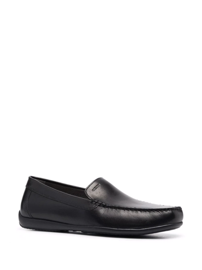 Geox Devan Water Resistant Driving Shoe In Schwarz
