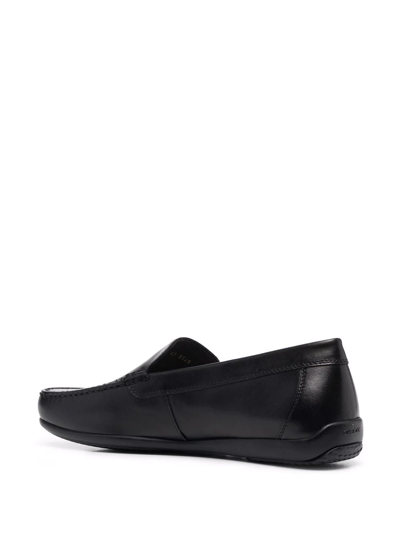 Geox Devan Water Resistant Driving Shoe In Schwarz
