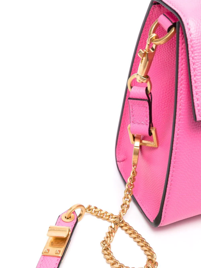 Shop Valentino Small Vsling Tote Bag In Rosa