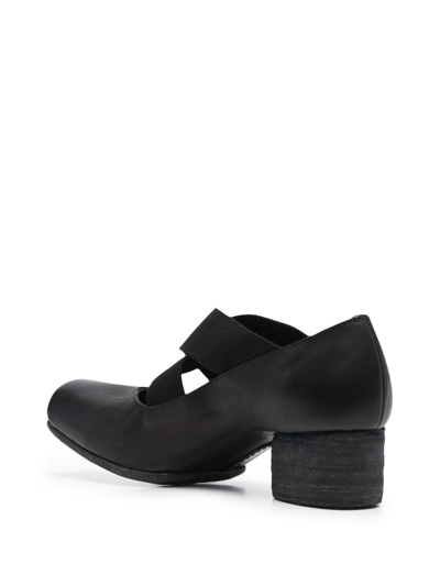 Uma Wang 25mm Square-toe Ballerina Shoes In Schwarz
