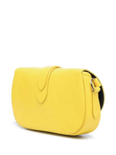 Shop Ralph Lauren Welington Crossbody Bag In Yellow
