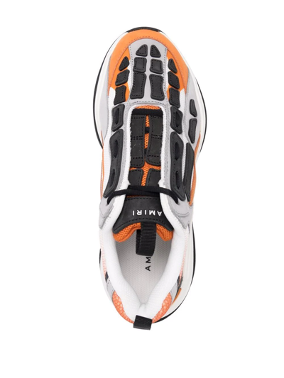 Shop Amiri Bone Runner Low-top Sneakers In Orange