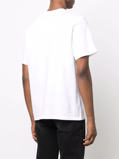 Shop Martine Rose '90/'91 Aw Collection Logo T-shirt In Weiss