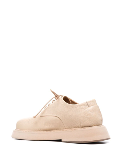 Shop Marsèll Lace-up Leather Shoes In Nude