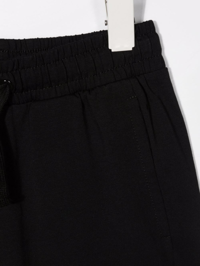 Shop Moschino Logo-print Shorts In Black