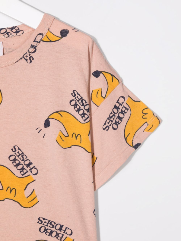 Bobo Choses logo-print short-sleeve T-shirt - Neutrals