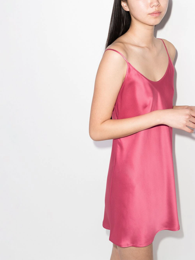 Shop La Perla Short Slip Dress In Pink