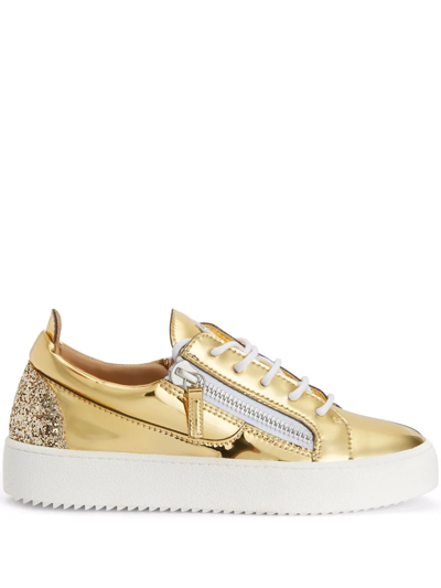 Giuseppe Zanotti Gail Sneakers In Yellow