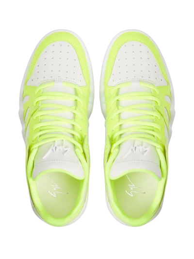 Giuseppe Zanotti Talon Sneakers In White