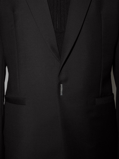 Givenchy Single-breasted Tailored Blazer In Black