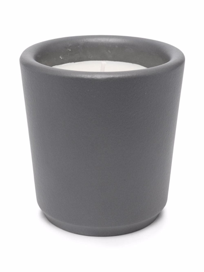 Shop Brunello Cucinelli Craquelé-vessel Scented Candle (714g) In Grey