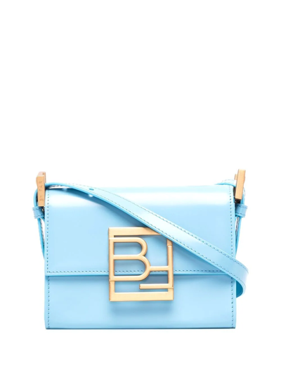 Shop By Far Logo-plaque Tote Bag In Blue