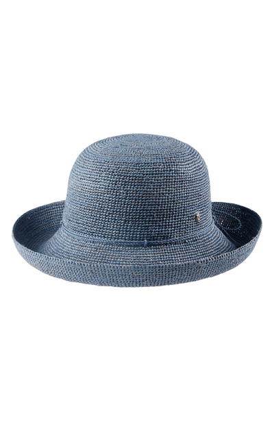 Shop Helen Kaminski 'provence 10' Packable Raffia Hat In Misty Lake