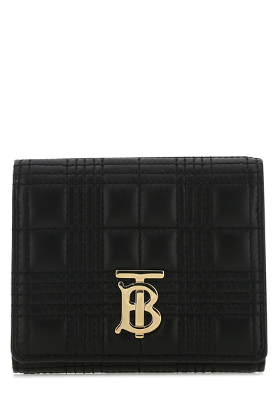 Shop Burberry Black Nappa Leather Small Lola Wallet  Nd  Donna Tu