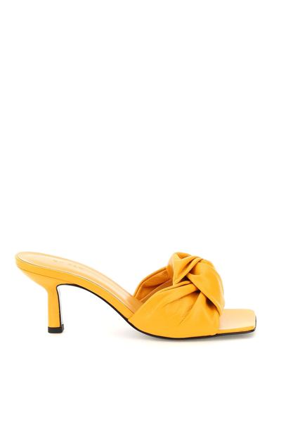 Shop By Far Lana Mules In Orange