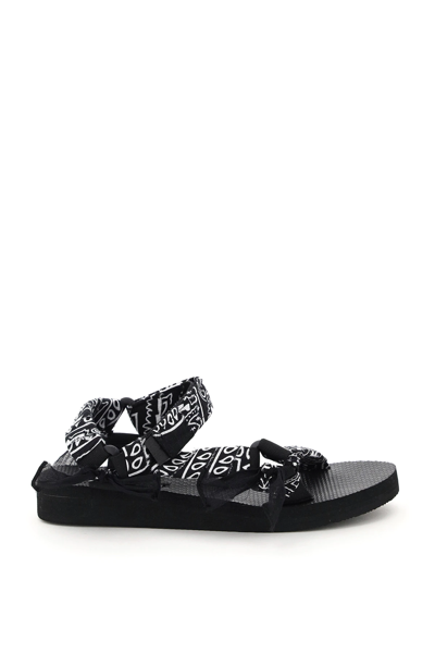 Shop Arizona Love Trekky Bandana Sandals In Black