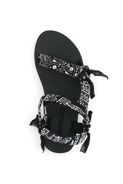 Shop Arizona Love Trekky Bandana Sandals In Black