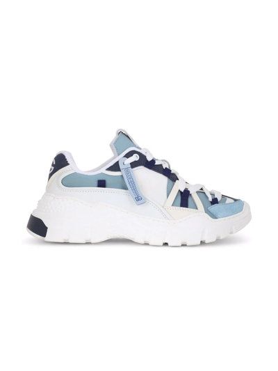 Dolce & Gabbana Dg-logo Chunky-sole Sneakers In Blue