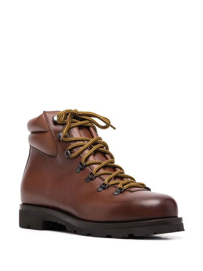 Shop Scarosso Edmund Lace-up Boots In Brown