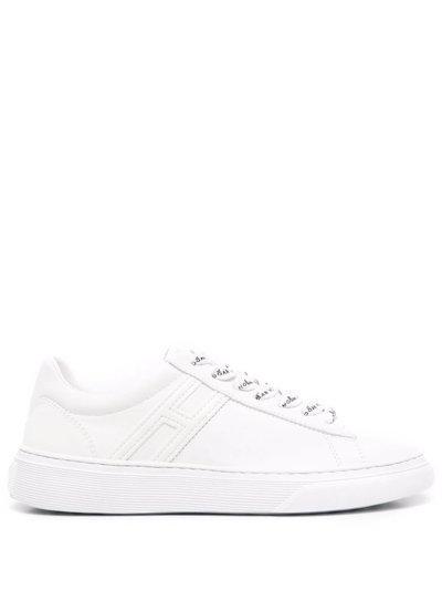 Shop Hogan H365 Low-top Sneakers In White