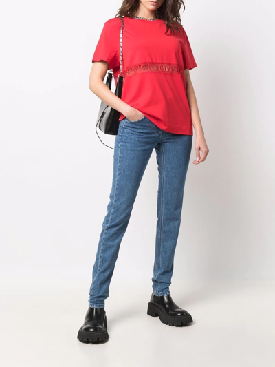 Shop Givenchy Mid-rise Skinny Jeans In Blue