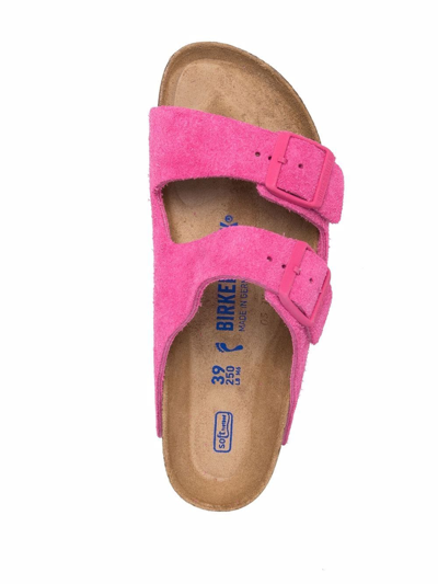 Shop Birkenstock Arizona Buckled Sandals In Pink