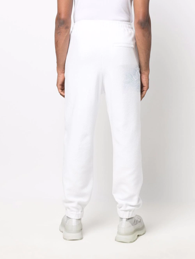 Ttswtrs Abstract-print Cotton Track Trousers In White