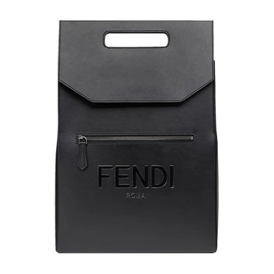 Shop Fendi Pack Backpack In Noir
