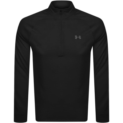 Shop Under Armour Half Zip Tech Sweatshirt Black
