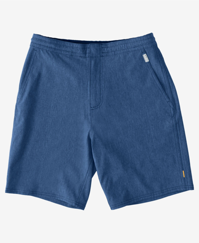 Shop Quiksilver Waterman Men's Suva Amphibian Hybrid Shorts In Ensign Blue
