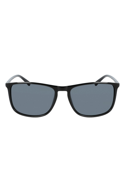 Shop Cole Haan 56mm Square Sunglasses In Black