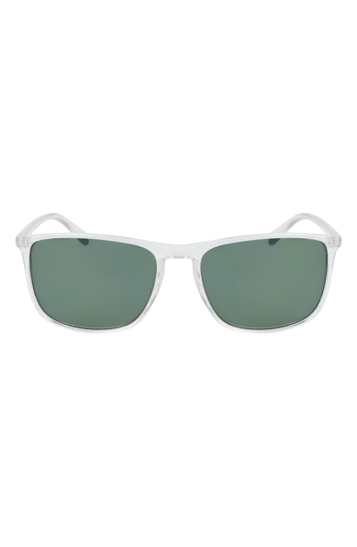 Shop Cole Haan 56mm Square Sunglasses In Crystal