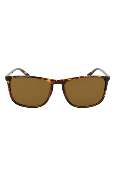 Shop Cole Haan 56mm Square Sunglasses In Tort
