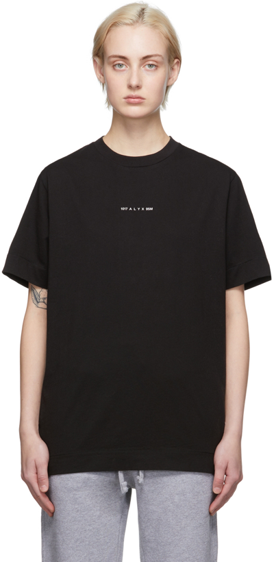 Shop Alyx Black Logo T-shirt In Blk0001 Black