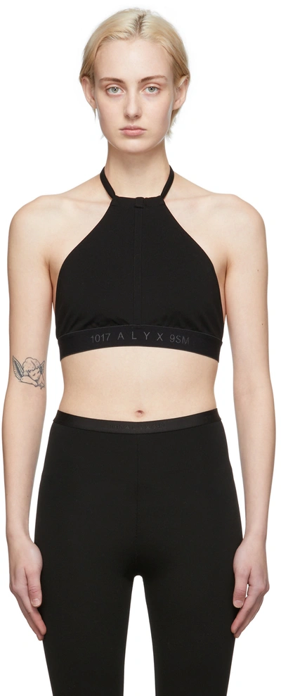 Alyx Butterfly Halterneck Top In Blk0001 Black