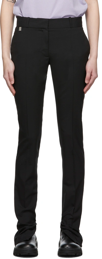 Shop Alyx Black Reveal Tailoring Trousers