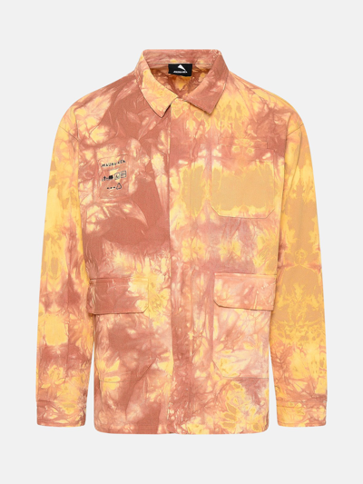 Shop Mauna Kea Beige Cotton Tie Dye Safari Shirt