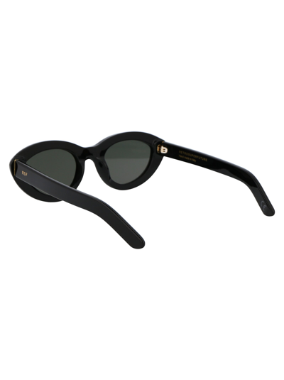 Retrosuperfuture Cocca Black Cat-eye Acetate Sunglasses In Black