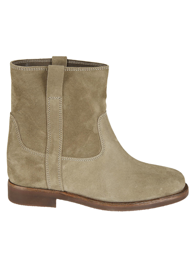 Shop Isabel Marant Susee Boots In Taupe